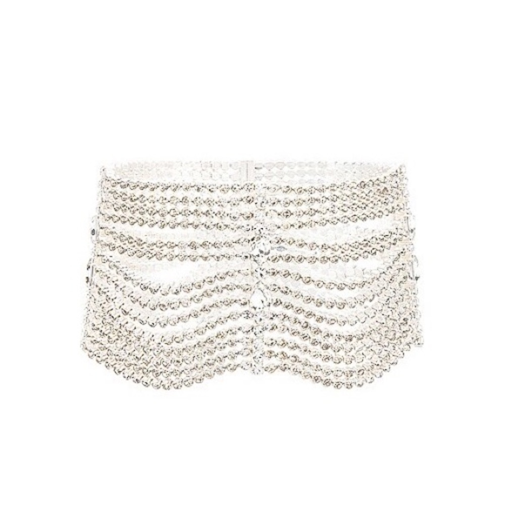 COPY - DUNDAS X REVOLVE Clementine Choker in Silver